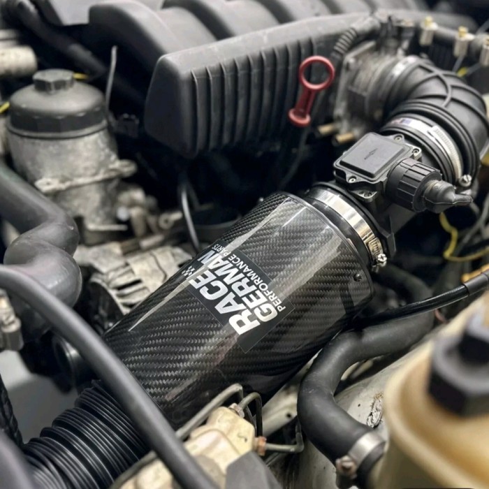 open filter BMW E36 E46 E30 E39 M50 M52 M54 carbon cold air intake