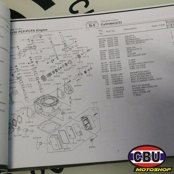 Buku Part Katalog Ninja Rr New Barang Langka