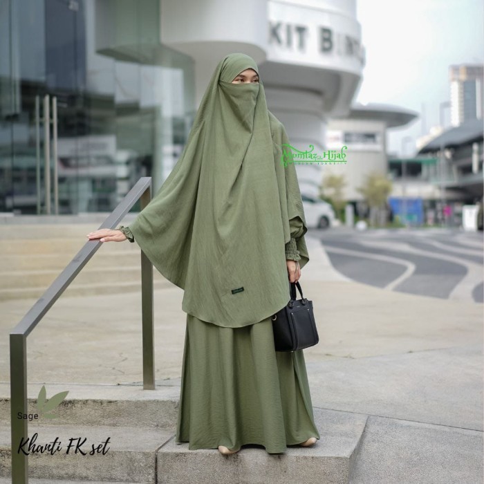 Grosir Khanti Fk Set By Mumtaz Collection/Set Gamis Khimar French Khimar