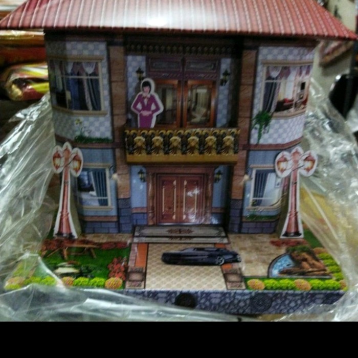 Rumah Mewah Dari Kertas Untuk Sembahyang Leluhur