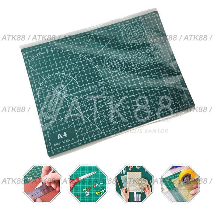 

Alas Potong Work Cutting Mat Pad Anti Slip A4 30 x 22cm - ATK88