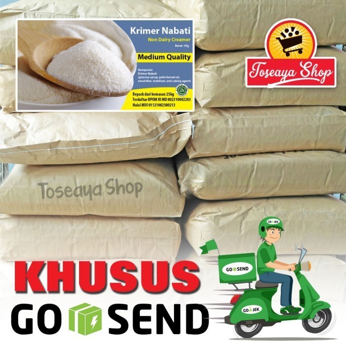

TERLARIS TERLARIS TERLARIS KRIMER/CREAMER NON DAIRY -MEDIUM QUALITY- 1 SAK GOSEND/GRABEXPRESS