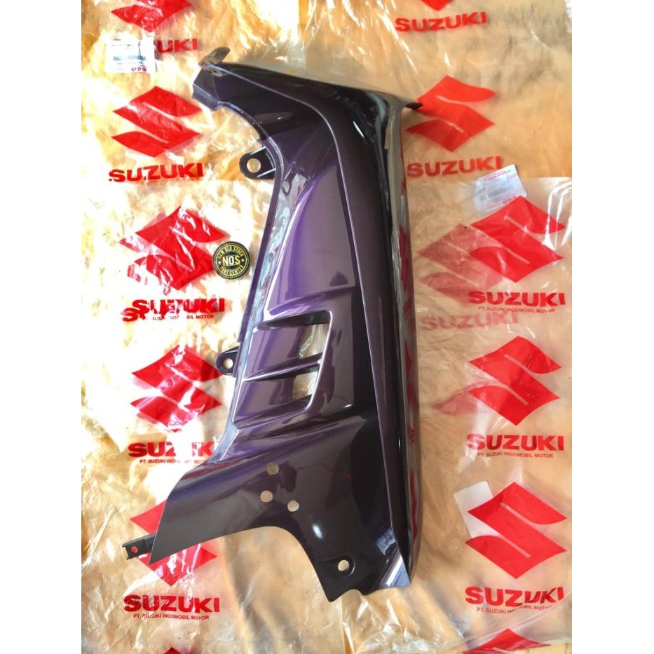 Cover Sayap Tebeng Luar Bagian Kanan Suzuki Shogun Kebo Ungu Metalik Barang Langka