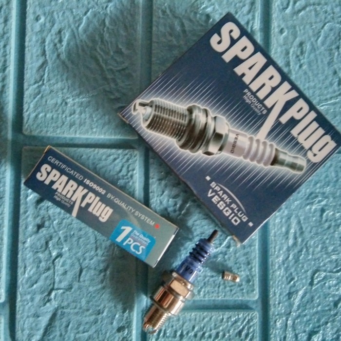 Busi Vespa Racing Vesgio Drat Pendek Kaki 3 Barang Langka