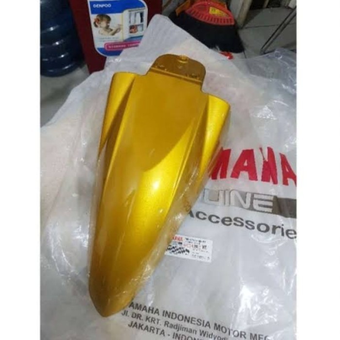 READY SPAKBOR DEPAN YAMAHA MIO SOUL KARBU GOLD ORIGINAL 14D-F1511-00-P7