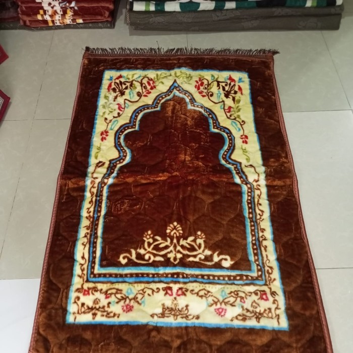 Sajadah Tebal, Sejadah Malaysia Anti Slip, Empuk, Sajadah Impor