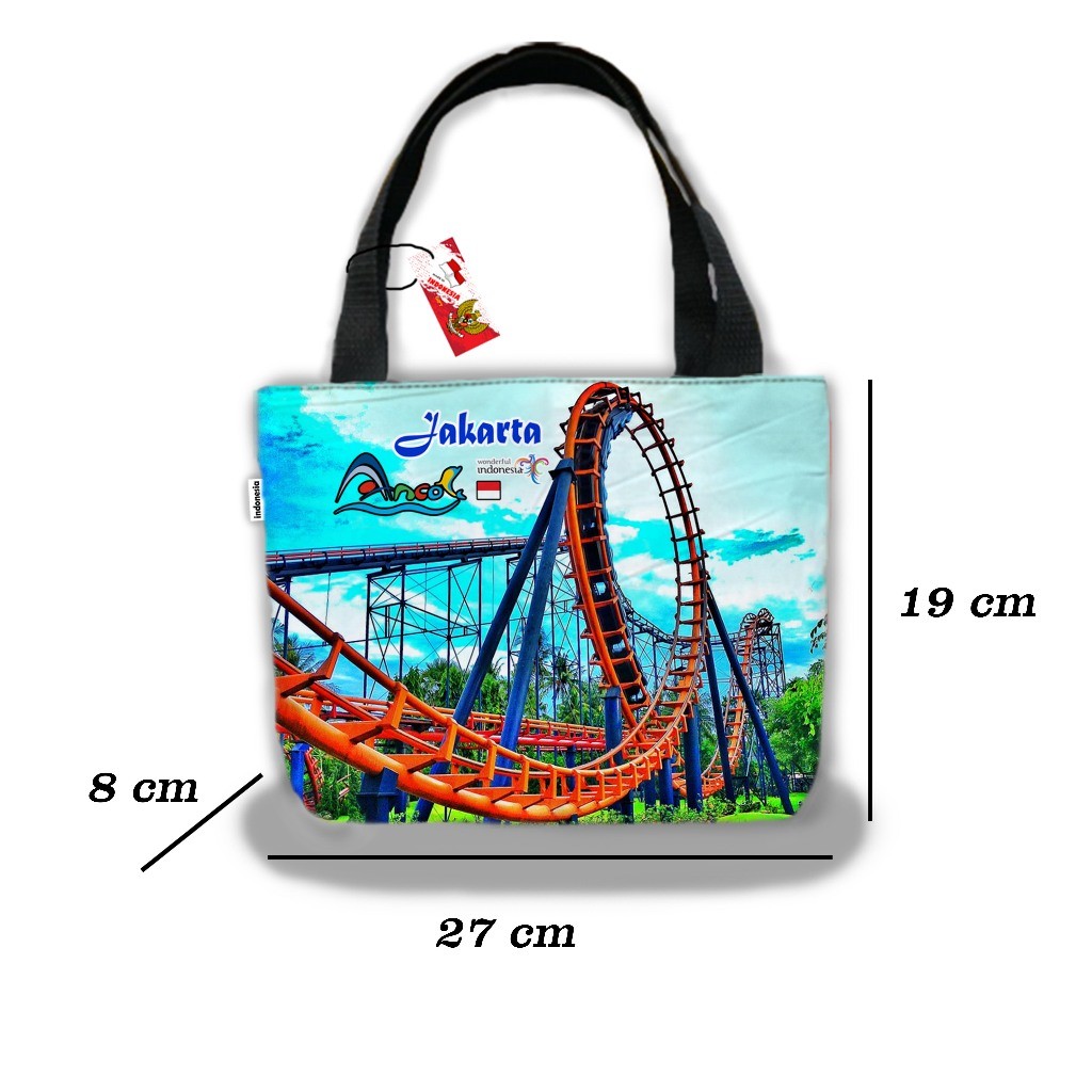 Tas jakarta, tas souvenir oleh oleh model teng teng tema jakarta