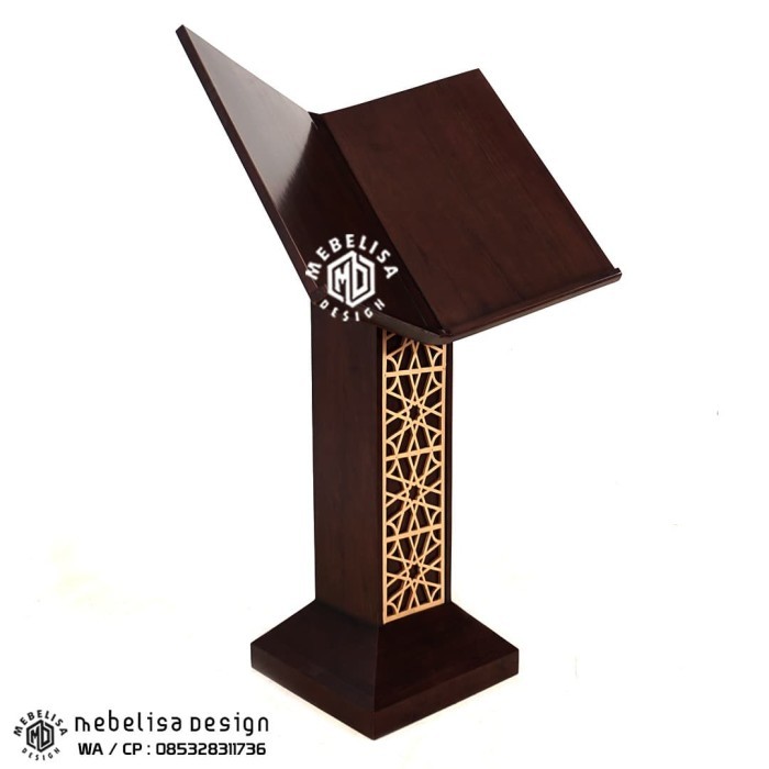 Rekal Alquran Besar Imam Sholat, Podium Alkitab, Meja Rekal Alquran