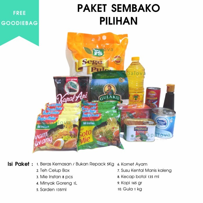 

Paket Sembako Pilihan