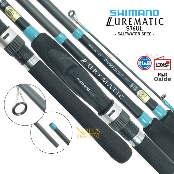 Joran Shimano Lurematic Salt Lure Fuji Casting Laut [2023] Resmi