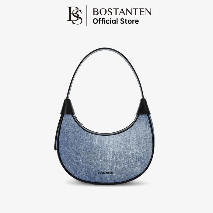 [Coco Bag] Bostanten Tas Wanita Underarm Bag Shoulder Bag Tas Tangan Hitam Putih Kulit Sintetis