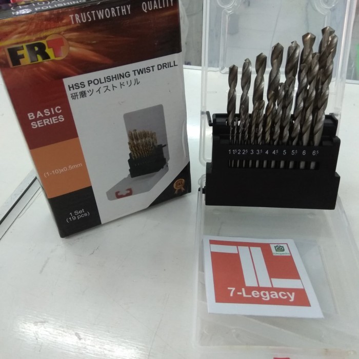 ```````] Mata Bor Besi Set 19pcs