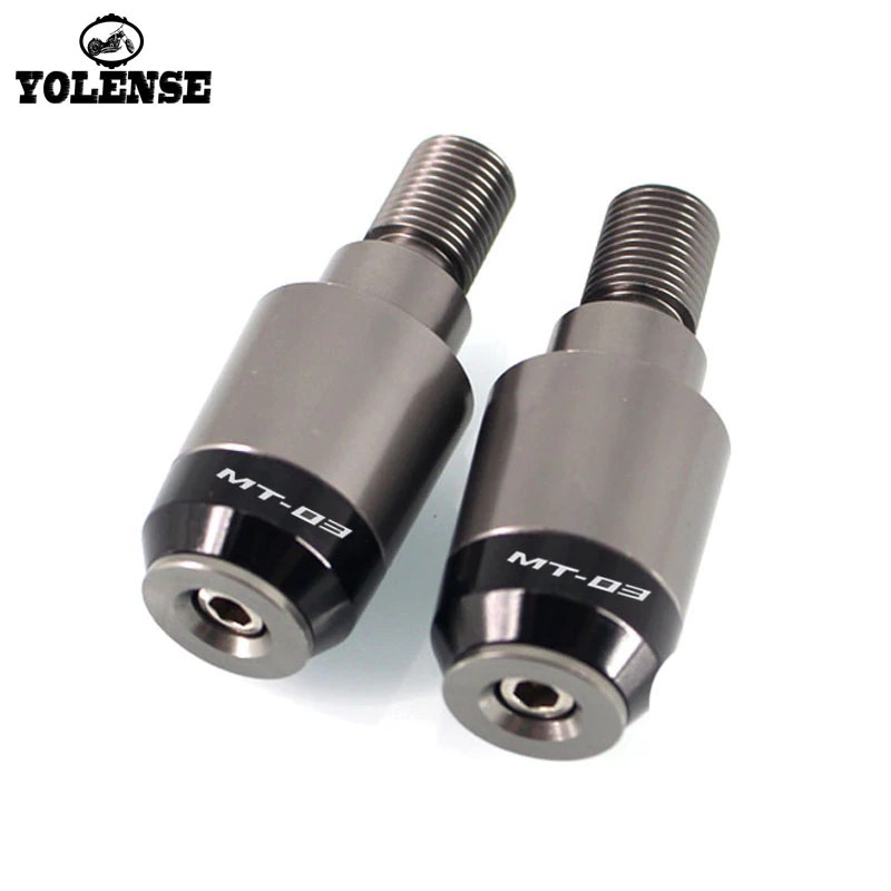 Untuk Yamaha MT-03 MT03 MT 03 MT-25 CNC Aluminium Sepeda Motor Aksesoris End Plug Slider Stang Seped