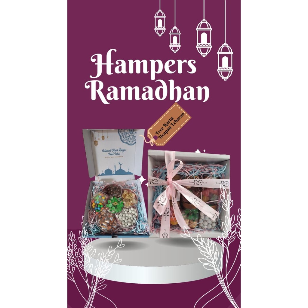 SALE TAMBAHAN BOX HAMPERS IDUL FITRI + GIFT CARD HARI RAYA SXK36