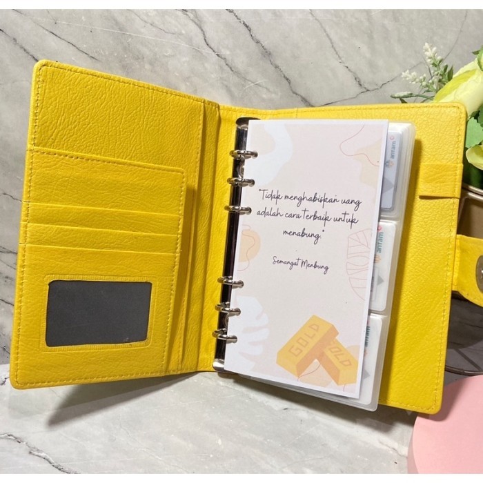 Original Album Logam Mulia Dompet Emas Binder Tempat Penyimpanan Lm
