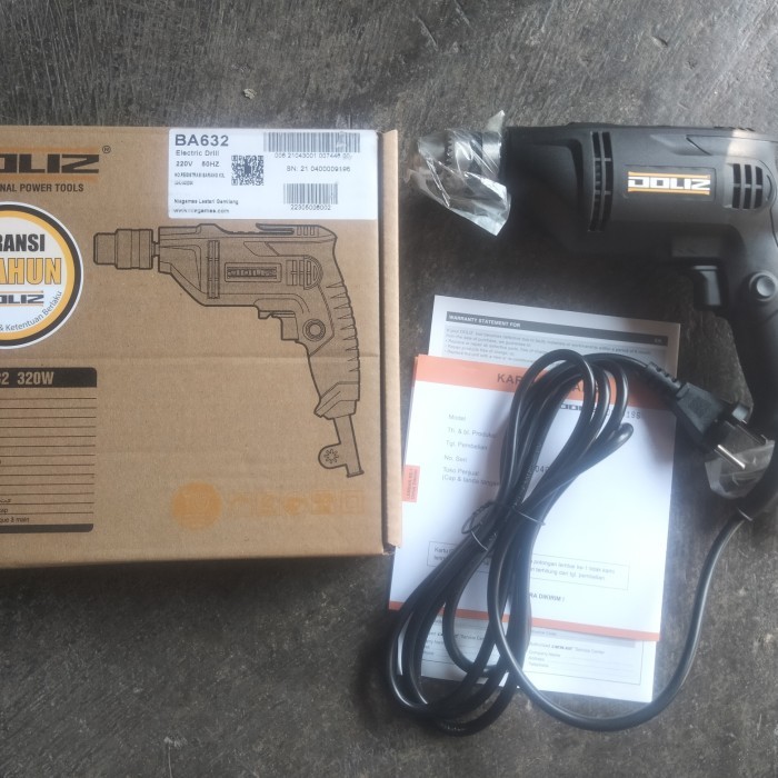 #####] 1 set mesin bor 10 mm sama grenda 4" BA 730 doliz