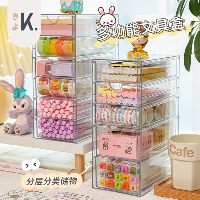 

Sale Kyo Desktop Organizer Box / Snack Organizer Rak Laci Tempat Alat Tulis