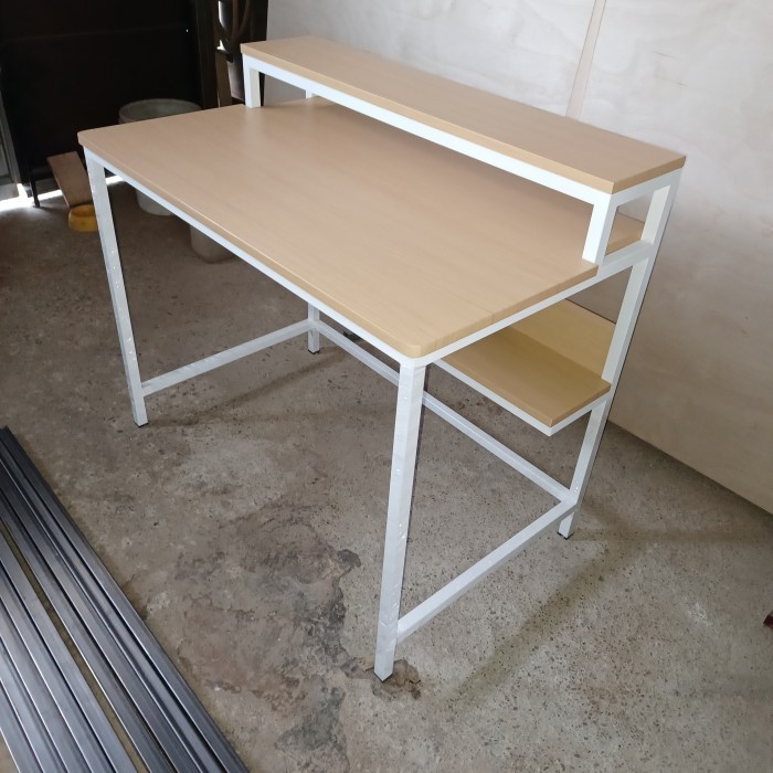 Meja Kerja + Rak Buku