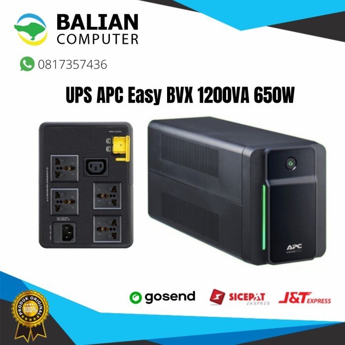 UPS APC 1200va 650w BVX1200LI / UPS APC Easy 1200va
