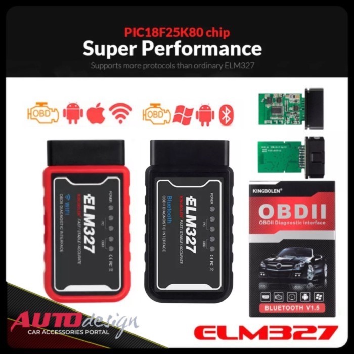 Original Chip /OBDII OBD2/ELM327 V1.5 / WIFI