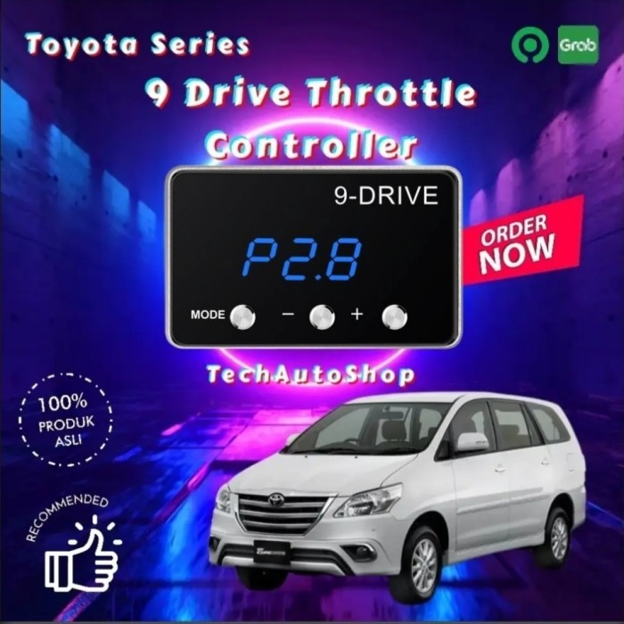 9 Drive Throttle Controller Toyota Innova 2004-2015 Piggyback 9Drive