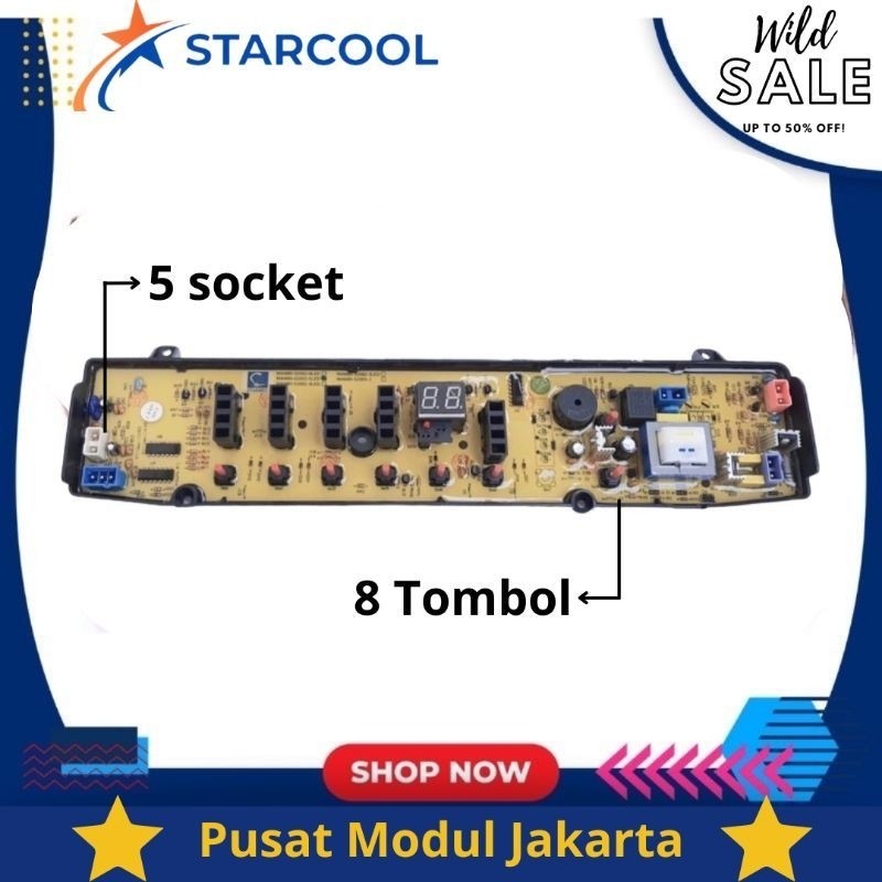 SANKEN QW-S100 modul pcb mesin cuci Top Loading