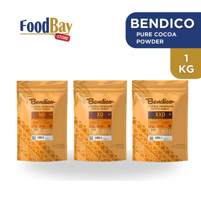 

BENDICO - Pure Cocoa Powder 1 Kg / Cokelat Bubuk Original