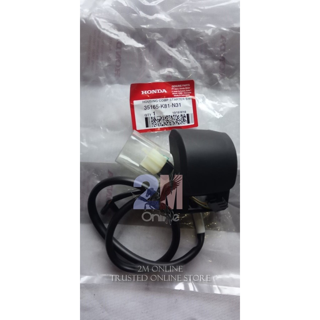 Rumah Saklar Kanan Beat Street Ori Ahm 35165-K81-N31 Barang Langka