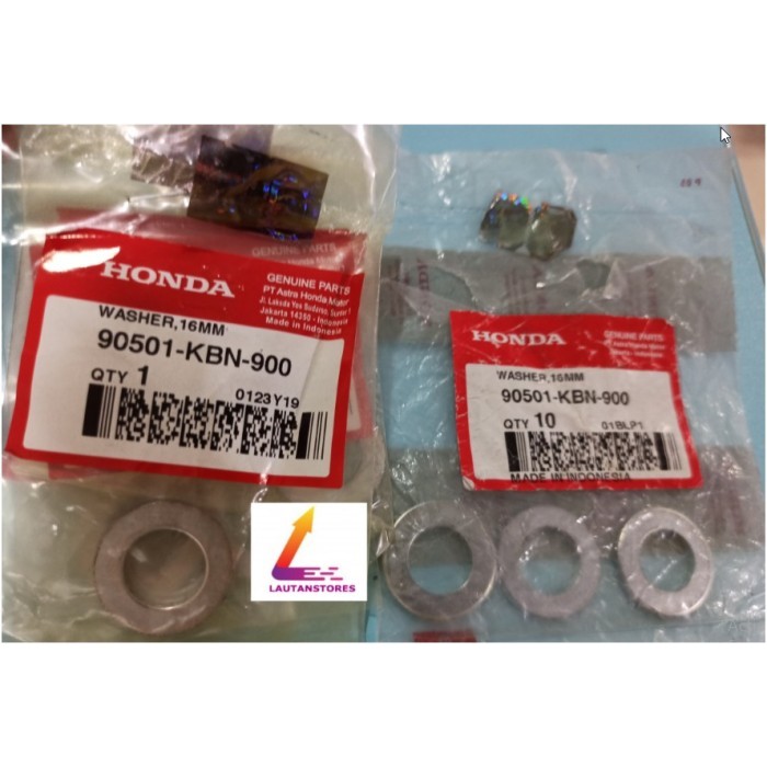 90501-Kbn-900 Washer 16Mm / Ring Roda Belakang Luar 16Mm Vario Carbu Barang Langka