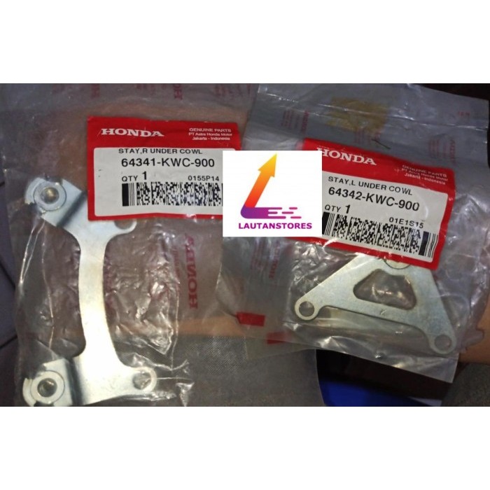 64341-Kwc-900 64342-Kwc-900 Stay Under Cowl Cs1 (Kanan Dan Kiri) Barang Langka