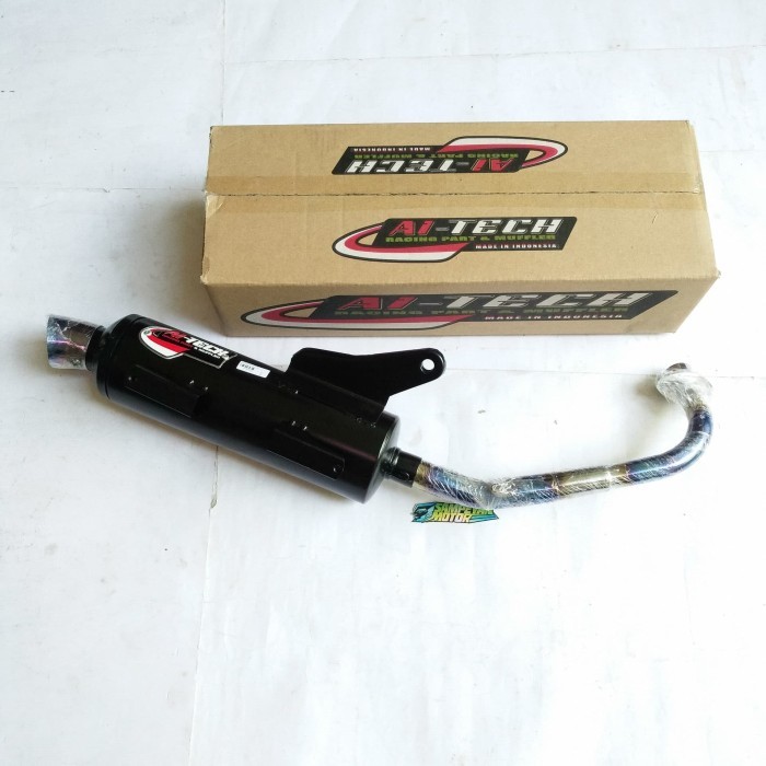 Knalpot Kenalpot Tsukigi Blue Yamaha Matic Mio Aitech Racing Stainless Barang Langka