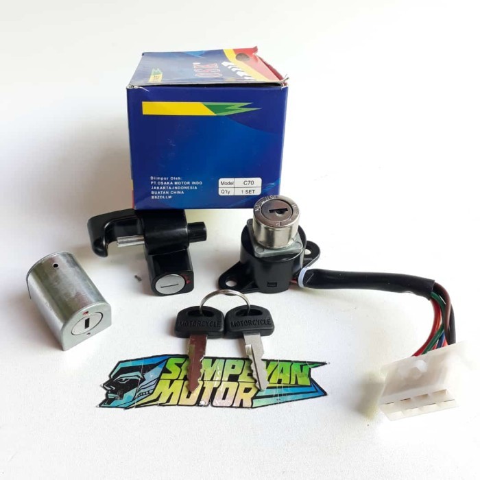 Kunci Kontak Motor Set Honda C70 C 70 Osk Barang Langka