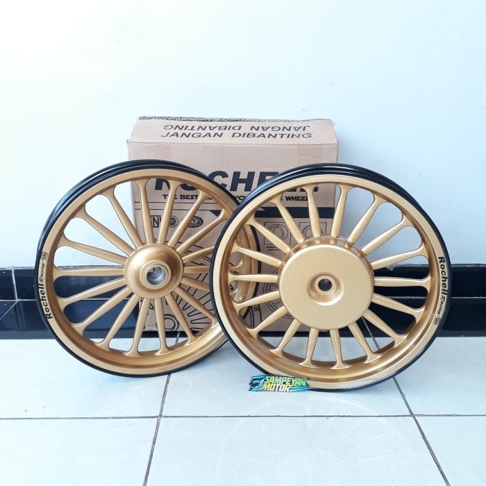 Velg Racing Palang 18 Honda Vario 110 Beat Scoopy Fi Gold Rochell Barang Langka