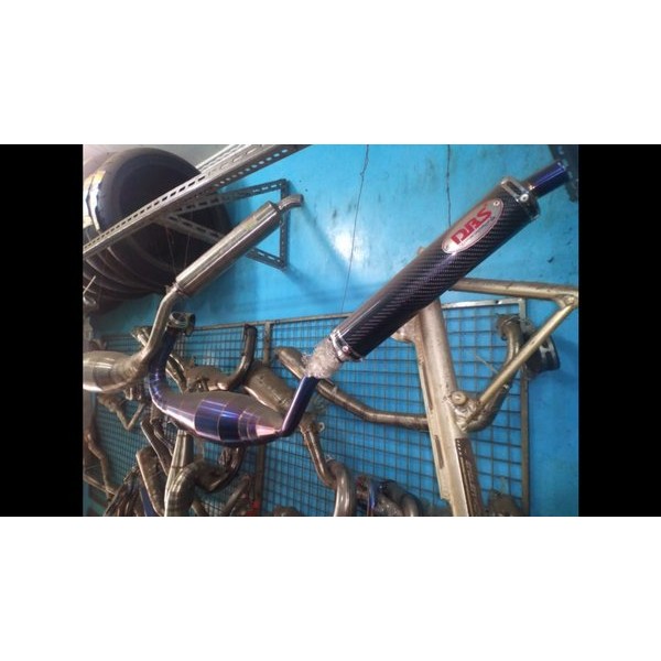 Dbs Racing Big Volume Silencer Carbon Kiri Perut Titanium Original Thailand Ori Asli Ninja Rr Zigsaw
