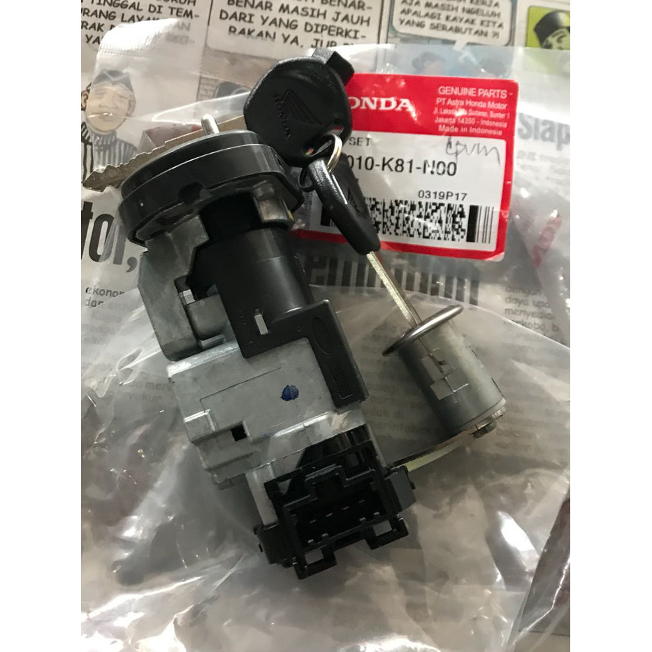 Kunci Kontak Beat Eco 2016 2017 Original Honda Barang Langka