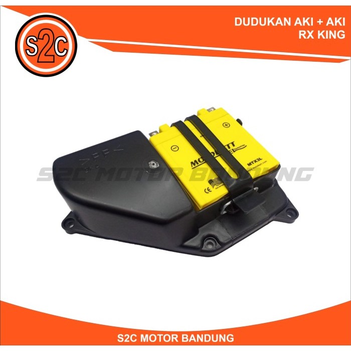 Tempat Aki Set Dudukan Batre Accu Komplit Rx King Rxking Barang Langka