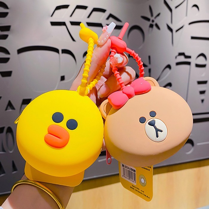 Ready Tokkado Line Friends Coin Purse Dompet Koin Mini Cute Lucu Original {TerlarisBest Seller}