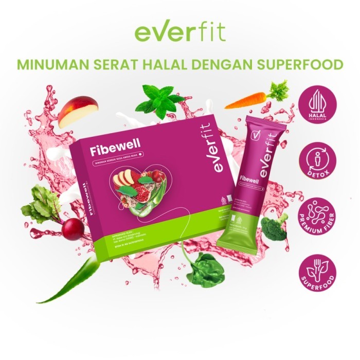 

Everfit Fibewell Minuman Serbuk Aneka Buah