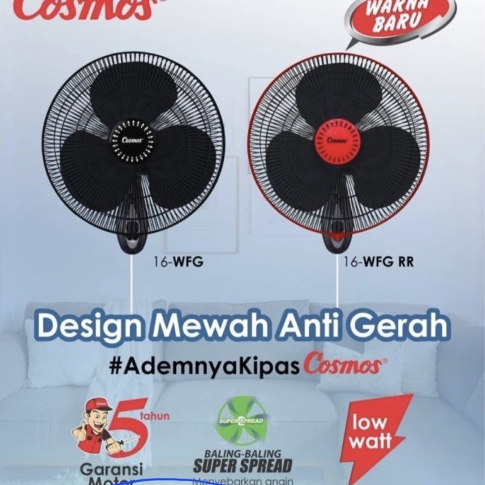 Kipas Dinding Cosmos 16 Inch Wfg