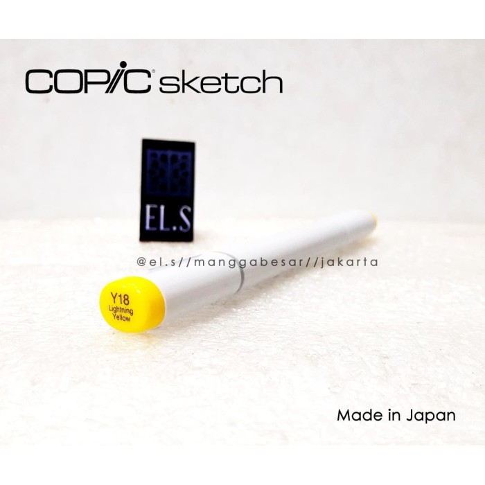 

TERBARU! Copic Sketch Marker Y18 LIGHTNING YELLOW