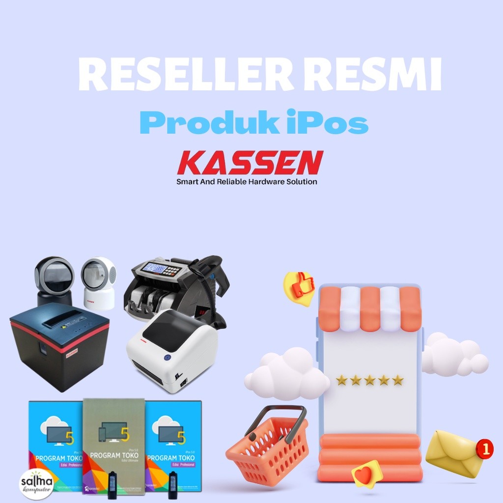 BARCODE LABEL PRINTER KASSEN E-460 /BARCODE PRINTER LABEL KASSEN E-460