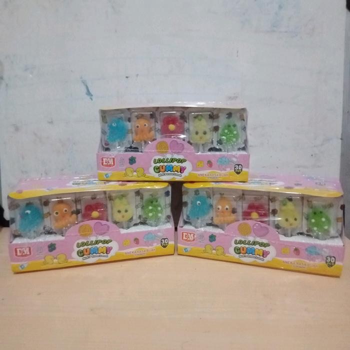 

terbaru !!! paket 3 pack gummy karakter @90pcs candy food permen lunak karakter boneka manis cemilan