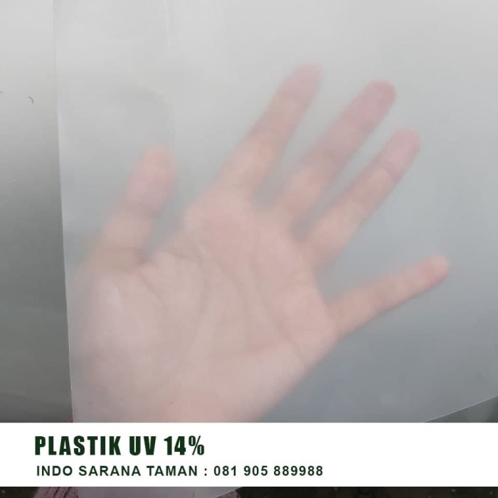 Plastik Uv 14% Lebar 6M Plastik Uv Green House / Hidroponik Uv Net