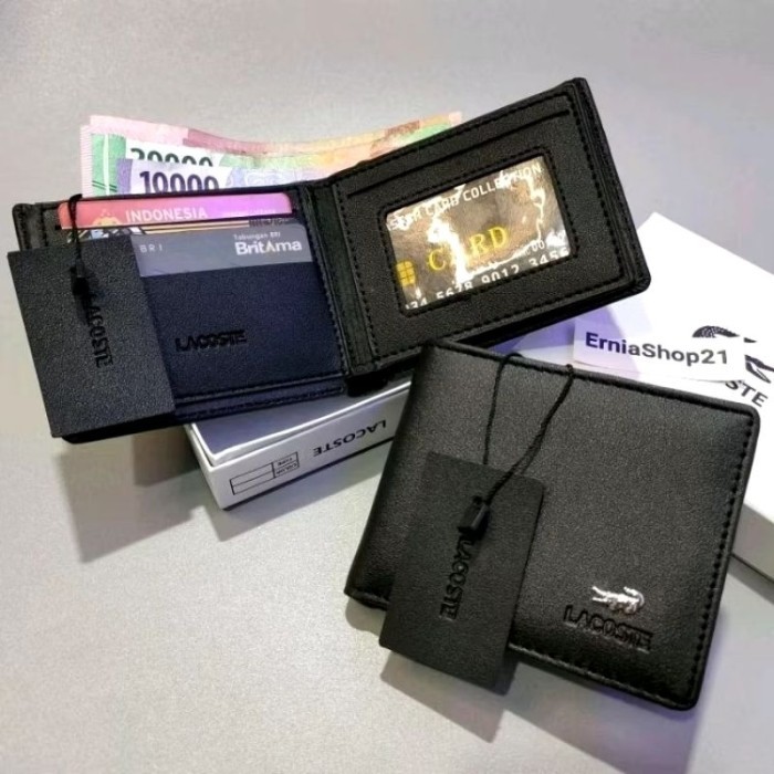 

TERLARIS DOMPET LIPAT PRIA KULIT PU PREMIUM LEATHER PREMIUM MOTIF LOGO-FREE BOX MURAH!!! MURAH