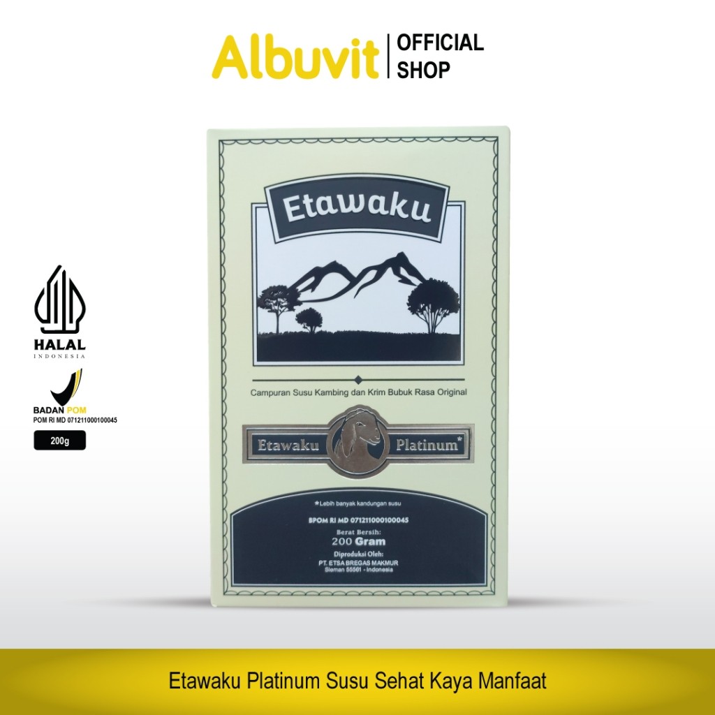 

Etawau Platinum Uu Ambing Etawa Murni Plu Rimer Bpom Halal 200Gram