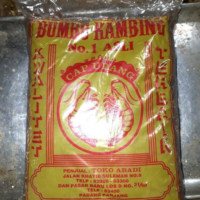 

Cap Udang Bumbu Pemasak Kambing 1 kg