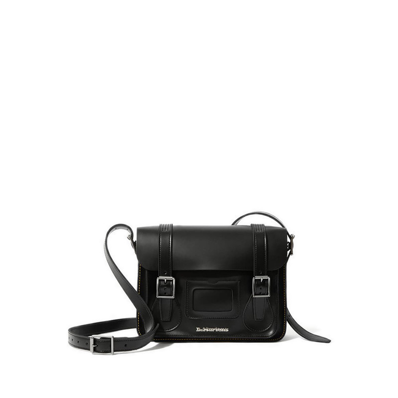 Dr. Martens 11 inch Leather Messenger Bag - Black