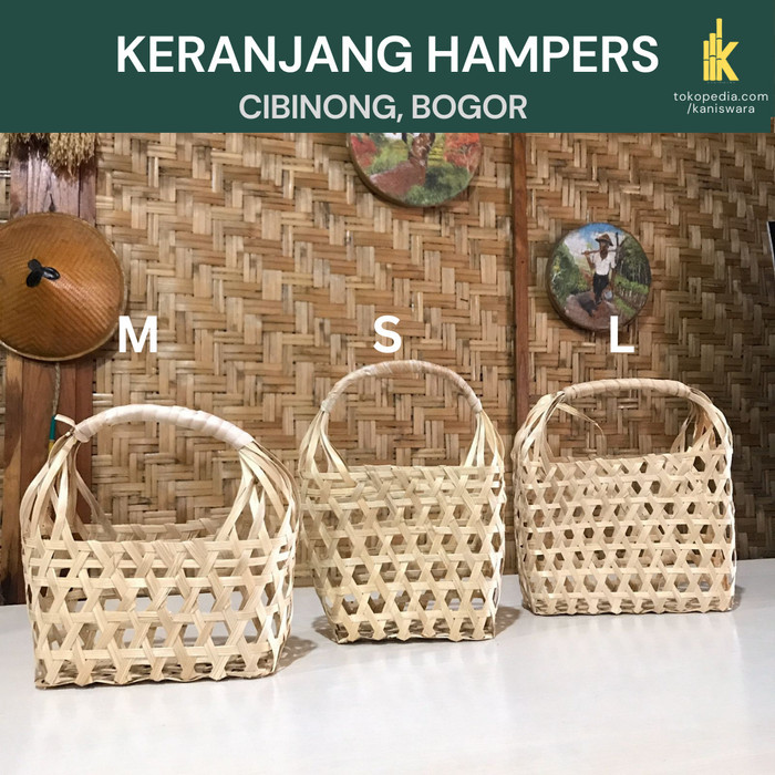 NEW ARRIVAL TAS BAMBU / TAS ANYAMAN KERANJANG BAMBU BOGOR HNM108