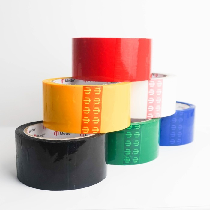 

Produk Viral Lakban Warna Merah 48Mm X 60 Yard - Dus (72 Pcs) - Motto Tape Cod