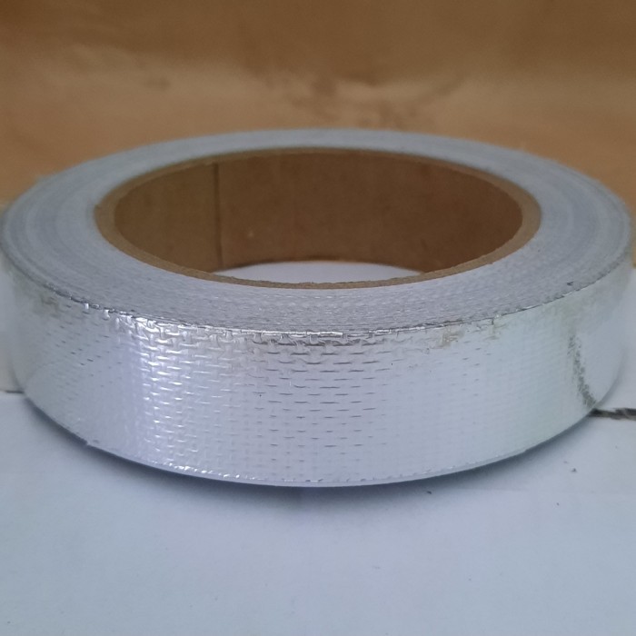 

Viral Anti Splash Tape 1 Inch X 25 M-Lakban Aluminium Serat Tahan Panas Packing Aman